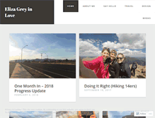 Tablet Screenshot of elizagreyinlove.com